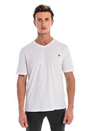 Scooter -  Beyaz Erkek Kısa Kollu Tshirt M1401TB