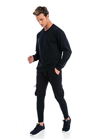 Scooter -  Lacivert Erkek Basic Sweatshirt M1515TL