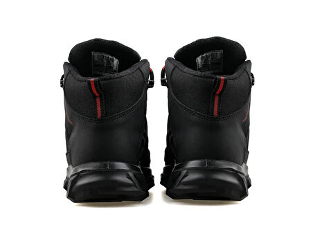 Scooter Tekstil Siyah Kırmızı Kadın Outdoor Botu G7200TSK Siyah