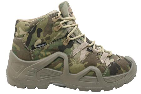 Scooter Tekstil Su Geçirmez Tactical Kamuflaj Erkek Bot P1492KMJ