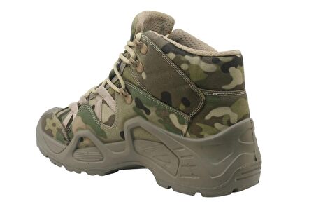 Scooter Tekstil Su Geçirmez Tactical Kamuflaj Erkek Bot P1492KMJ