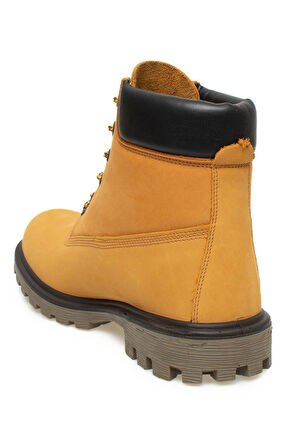 Scooter 7108M Deri Trend Sarı Erkek Bot