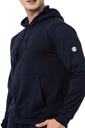 Scooter Lacivert Erkek Kapüşonlu Basic Sweatshirt M1518TL