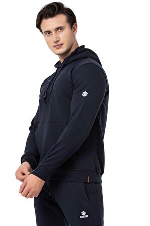 Scooter Lacivert Erkek Kapüşonlu Basic Sweatshirt M1518TL