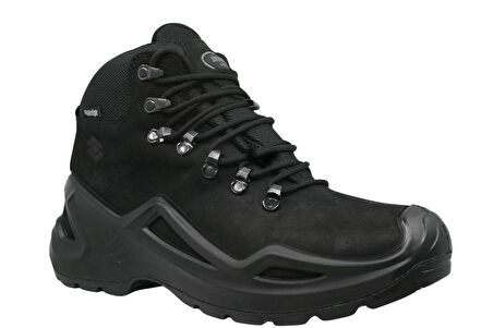 Scooter Deri Su Geçirmez Tactical Siyah Erkek Bot M3104NS