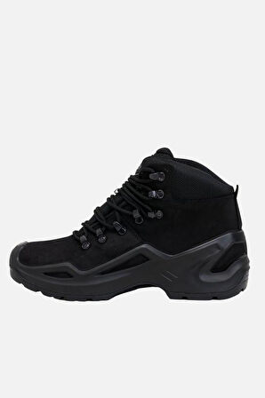 Scooter Deri Su Geçirmez Tactical Siyah Kadın Bot G3104NS