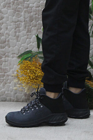 Scooter M4100 Gri Asfalt Anatomik Orijinal Ürün Hakiki Deri Su Geçirmez Erkek Bot