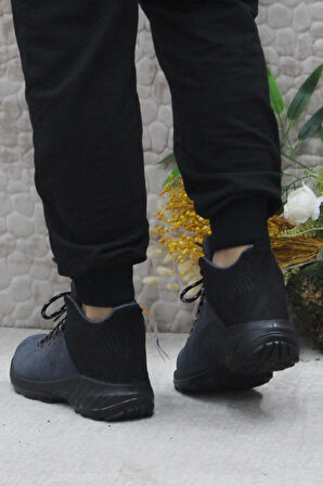 Scooter M4100 Gri Asfalt Anatomik Orijinal Ürün Hakiki Deri Su Geçirmez Erkek Bot