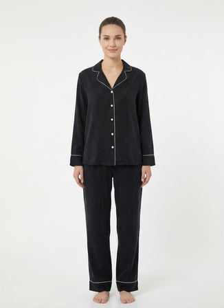 Vivis Siyah Kadın Pijama Alt 50VIV10718