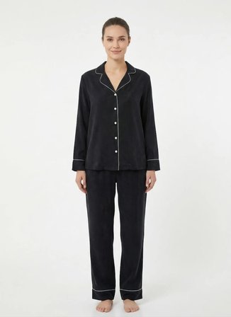 Vivis Siyah Kadın Pijama Alt 50VIV10718