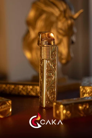 Caka Lighter Petra Gravür Serisi El Yapımı Benzinli Çakmak