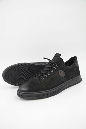 Komcero 0K9823-2882 Erkek Casual Ayakkabı - Siyah