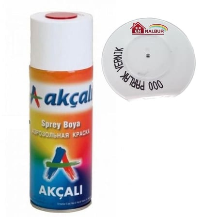 Akçalı Sprey Boya Vernik Parlak 400 ml