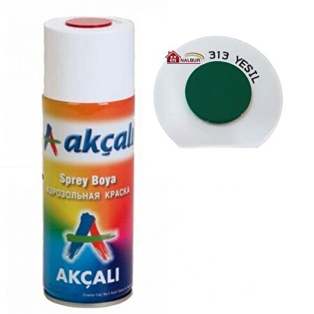 Akçalı 313 Yeşil Sprey Boya RAL6016 400 Ml 