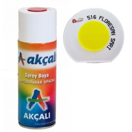 Akçalı Sprey Boya 400 ml Florasan Sarı