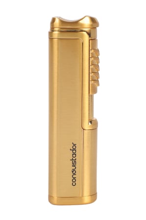 Conquistador Tek Torch Pürmüz Gold Metal Puro Çakmağı CNQ-030