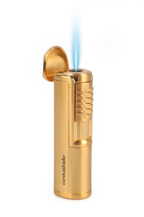 Conquistador Tek Torch Pürmüz Gold Metal Puro Çakmağı CNQ-030