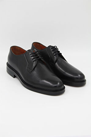 Danacı 9437  Gazumalı(Çift Kat Kösele) Erkek Klasik Ayakkabı - Siyah