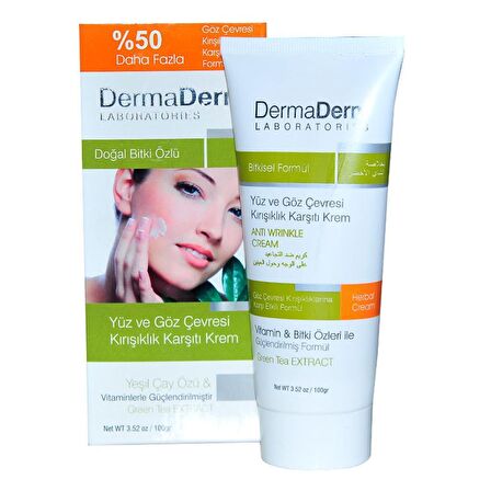 Dermaderm Aydınlatıcı-Yaşlanma Karşıtı Tüm Yaşlar Göz Çevresi Krem 100 gr 