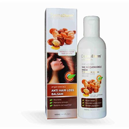 Argan Yağı Özlü Saç Kremi Keratinli (Tuz ve Paraben İçermez) 500 ML