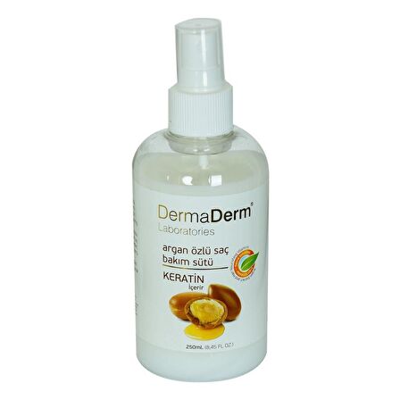 Dermaderm Keratinli Argan Özlü Saç Bakım Sütü Hızlı Uzama 250ML