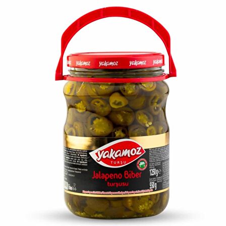 YAKAMOZ 1250 GR JALAPENO TURSUSU CAM
