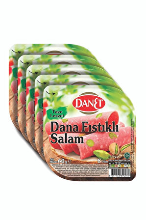 Dana Fıstıklı Salam I Dilimli I 50 G 5 li