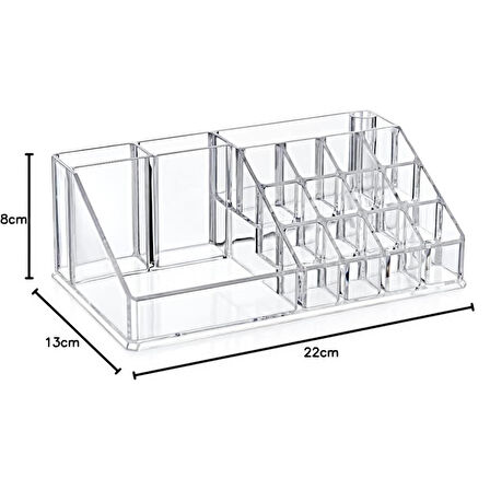 Bee Home 16 Bölmeli Makyaj ve Kozmetik Organizeri AK-610