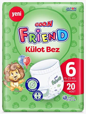 Goon Friend 6 Numara 20'li Külot Bez