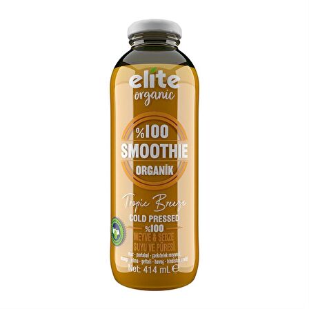 Elite Organik Tropic Breeze Smoothie  414 Ml.