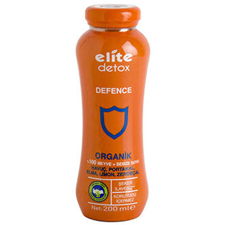 Elite Organik Detox Defence Meyve Suyu 200 Ml.
