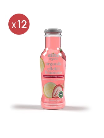 12'li Organik Çilekli Limonata 250 Ml