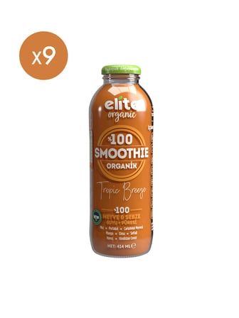 9'lu Organik Smoothie Tropıc Breeze 414 Ml