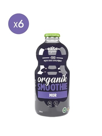 6'lı Organik Mor Smoothie 946 Ml
