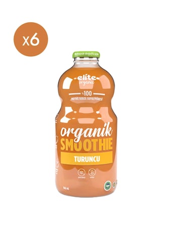 6'lı Organik Turuncu Smoothie 946 Ml
