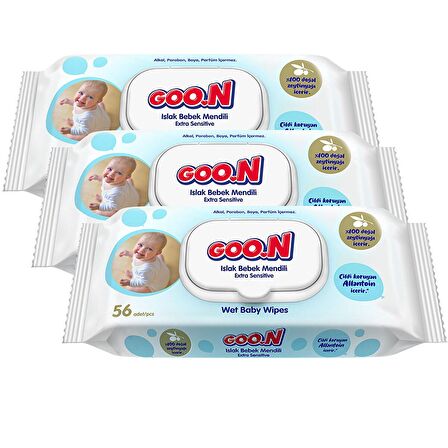 Goon Sensitive Islak Havlu 3X56 Adet