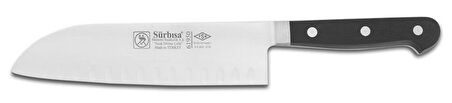 Sürbısa 61950 Dövme Oluklu Santoku Şef Bıçağı 18 Cm 