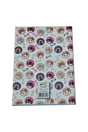 Karton Kapaklı 80 Yp. Kareli A5 Defter