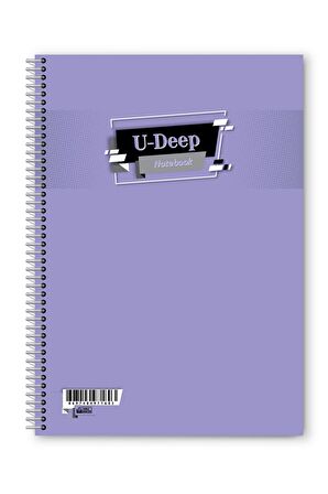 Kareli 72 Yaprak Spiralli Defter A4 Boy Plastik Kapak (1 Adet )