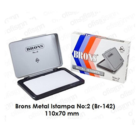 Brons Istampa Metal NO:2 11x7 BR-142