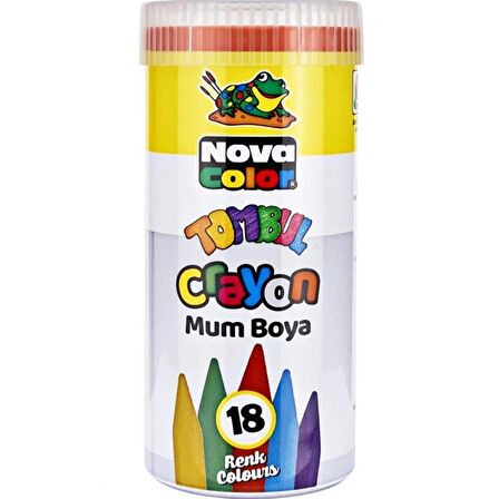 Nova Color Tombul Pastel Mum Boya Tüp 18 Renk NC-2116 