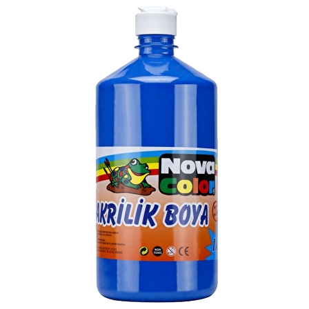 Nova Color Akrilik Boya 1 KG Mavi NC-223