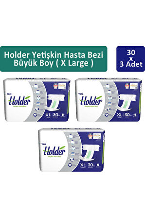 Holder Yetişkin Hasta Bezi Ekstra Büyük Boy ( X Large ) 30 x 3 Adet