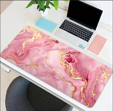 70X30 CM PEMBE MERMER TASARIMI KAYDIRMAZ TABAN SPEED YÜZEY OYUNCU MOUSE PAD GAMİNG