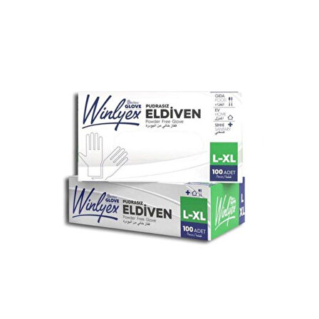 Reflex winlyex Pudrasız Eldiven 100' LÜ  