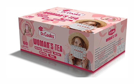 Woman’s Tea Regl Çayı Kadınlara Özel gün için bitki çayı 60’lı süzen poşet