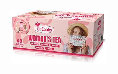 Woman’s Tea Regl Çayı Kadınlara Özel gün için bitki çayı 60’lı süzen poşet