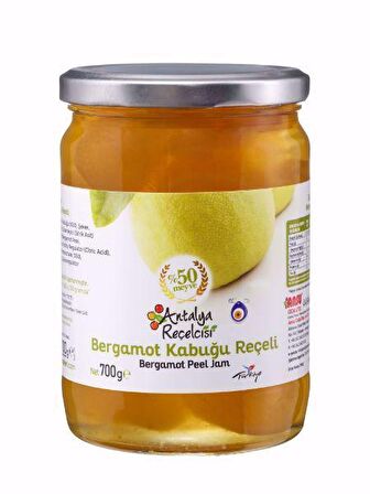 Bergamot Kabuğu Reçeli 700g Klasik Seri