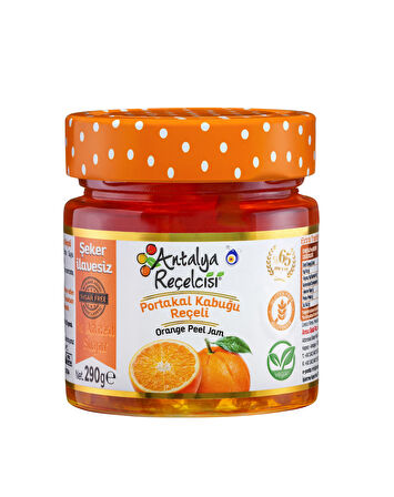 Antalya Reçelcisi Portakal Kabuğu Reçeli 290g Şekeri Meyveden 