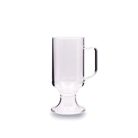 Rubikap RC.C23 - PC001 Kahve & Çay Kupası 230 ml Polikarbonat Şeffaf